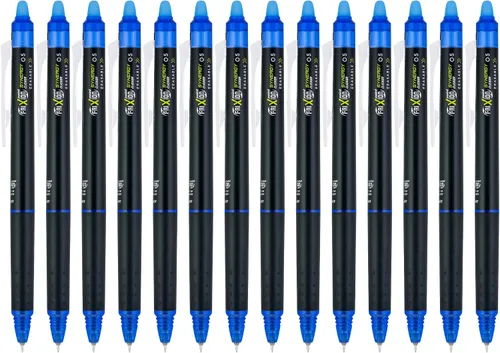 Miniatura 10 de Pilot FriXion Synergy Clicker - Bolígrafos de tinta de gel borrables, retráctiles, borrables, punta extrafina de 0.020 in, paquete de 14