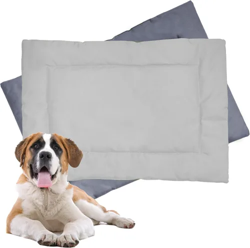 Miniatura 8 de Downtown Pet Supply Almohadilla para jaula para perro, 35 x 22 pulgadas, impermeable, de nailon Ripstop, a prueba de mordidas y lavable a máquina