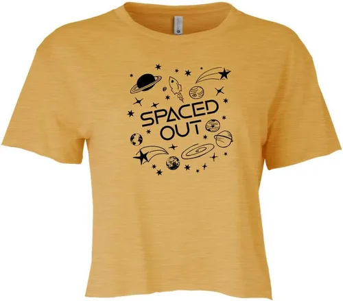 Miniatura 24 de Women's Screen Printed Crop Tee, Shirts With Sayings