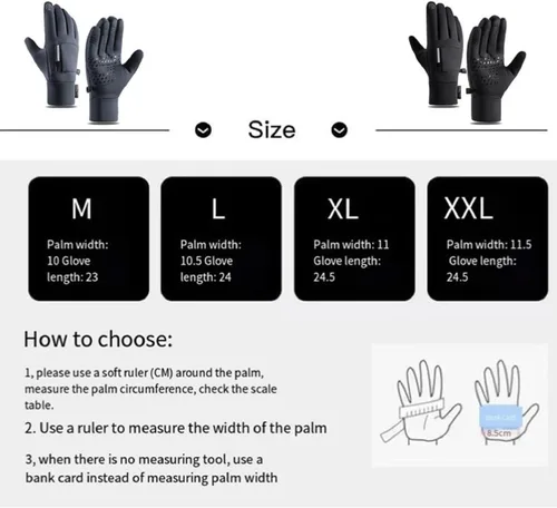 Miniatura 2 de Arcticz - Guantes térmicos de alta calidad, guantes para pantalla táctil, guantes resistentes al viento, guantes impermeables, para mujeres y hombres