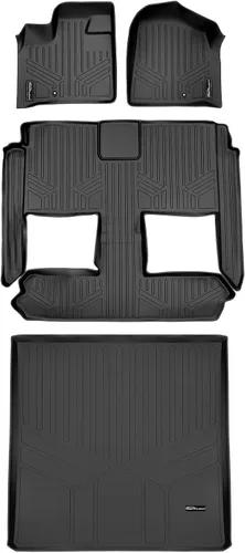 Miniatura 11 de SMARTLINER Tapete para maletero de carga detrás del asiento de la tercera fila compatible con Chrysler Town & Country 2008-2016