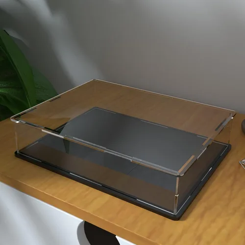 Miniatura 7 de Vitrina para Fútbol Americano con Soporte Elevador, Caja Acrílica para Fútbol Americano de Tamaño Completo, Balonmano, Dodgeball, Almacenamiento