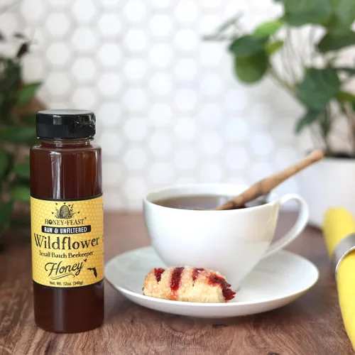 Miniatura 3 de Honey Feast, Miel de Flor Silvestre, 12 Onza