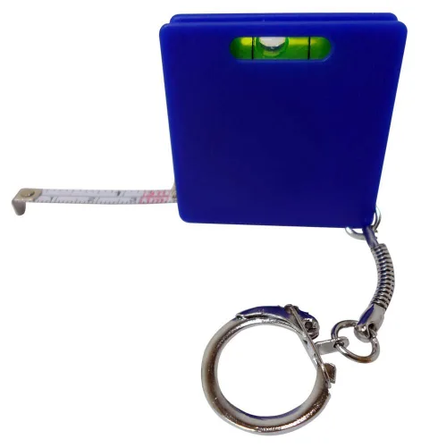 PRECISE Paquete de 2 herramientas combinadas de cinta métrica, nivel y llavero, cinta de medición doble de 40 pulgadas (40.0 in) en mm y pulgadas,
