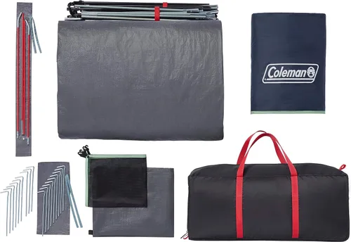 Miniatura 9 de Coleman Skydome XL - Tienda familiar grande con configuración de 5 minutos, tienda de campaña resistente a la intemperie con lluvia y bolsa