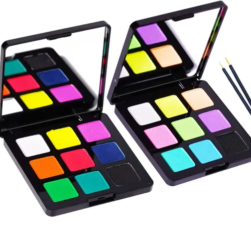 Miniatura 5 de Bowitzki Delineador de ojos activado por agua Hydra Liner Graphic Cake Aqua Eye Liner Retro Maquillaje Pastel UV Glow Color Neon Face Body Paint
