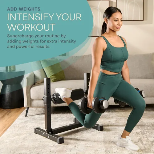 Miniatura 4 de Lifepro Soporte de sentadilla dividida búlgara Max – Soporte de rodillo de pierna única ajustable para sentadillas divididas y estocadas – Capacidad