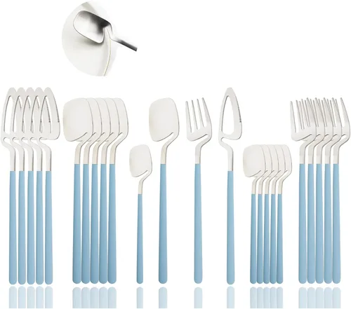 Miniatura 30 de JASHII Cuchara de mermelada de miel, mini cuchara de café de acero inoxidable, cucharadita, 6 piezas (plata mate)
