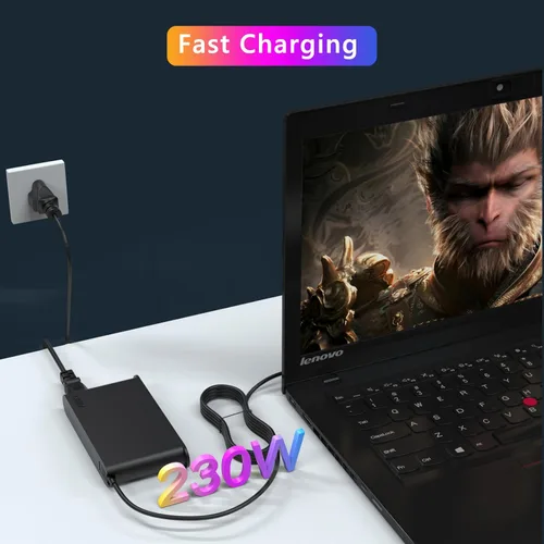 Miniatura 2 de Cargador Legion 5 de 230 W compatible con cargador de portátil Lenovo, repuesto para Lenovo Legion LOQ ThinkPad Slim IdeaPad Gaming Series