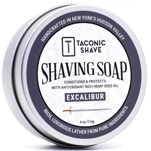 Miniatura 5 de Taconic Shave Jabón de afeitar – Aroma a lima – Espuma densa y lisa para afeitado húmedo clásico – Espuma con cepillo y tazón – Cojín protector