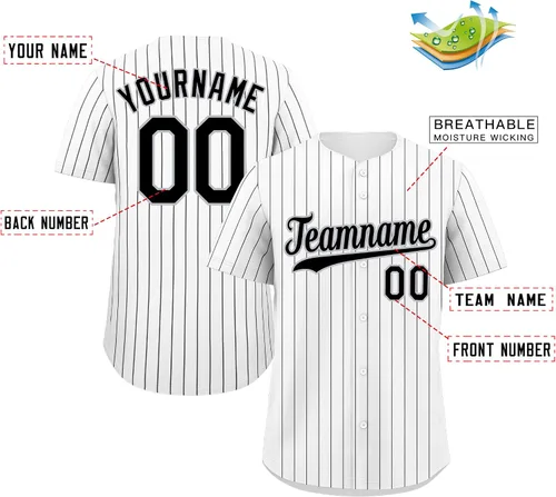 Miniatura 31 de Camisetas deportivas de jersey de béisbol personalizadas, nombre del equipo, número de logotipo, regalo para fanáticos adultos y jóvenes