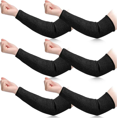 Miniatura 17 de 3 pares de protectores de brazo para piel delgada y moretones, mangas de antebrazo resistentes a cortes, manga de protección contra quemaduras