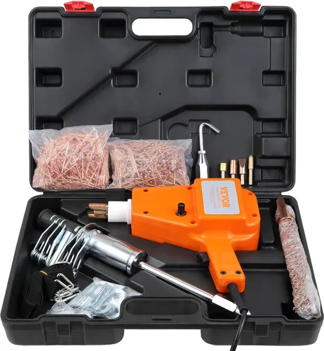 VEVOR Kit de reparación de abolladuras de soldador de pernos, kit de soldador de pernos 5500, perno de soldadura por puntos de 800VA, kit de pernos