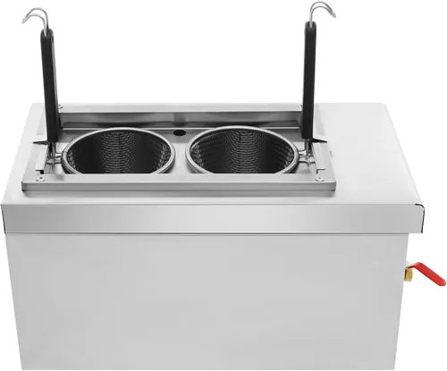 Miniatura 2 de Máquina de cocina de fideos de 2 agujeros, cocina de pasta comercial, fabricantes de pasta, horno de fideos de 2KW, herramienta de cocina de cocina