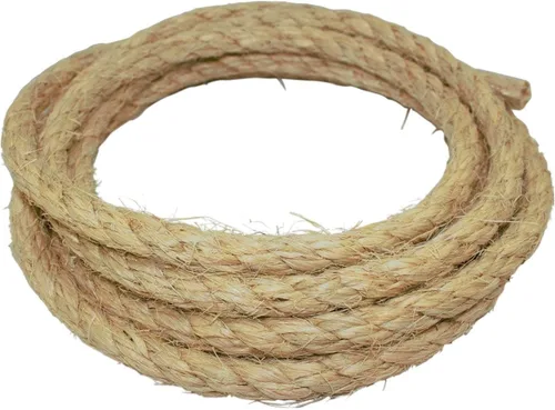 Miniatura 2 de Cuerda de sisal trenzada (3/16 pulgadas - 1 pulgada) - Nudos SGT - Todas las fibras naturales - Resistente a la humedad y a la intemperie - Marina