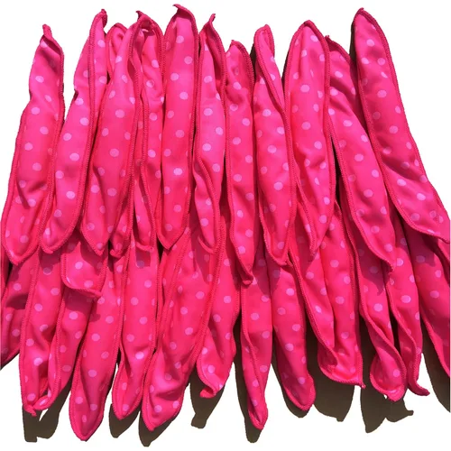 Miniatura 6 de Aimin Rodillos de Esponja de Satén Suave para Rizos Nocturnos sin Calor - Rizadores de Espuma sin Calor para Cabello Largo (30 piezas, negro)