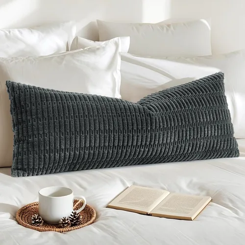 Miniatura 55 de OTOSTAR Fundas de Almohada Decorativas de Pana de 16 x 24 Pulgadas Súper Suaves Bohemias a Rayas Rectangulares Fundas de Cojín Modernas para Sofá