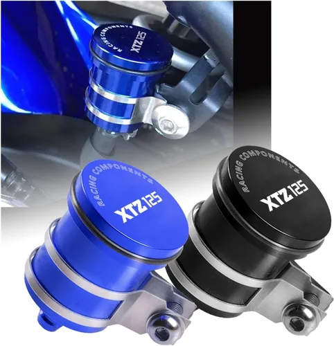 Miniatura 2 de Tapa protectora universal motocicleta depósito de líquido de freno trasero depósito de embrague tanque aceite líquido cubierta para Yamaha XTZ125