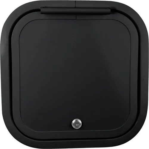Miniatura 4 de Puerta de equipaje RV de 12 pulgadas de ancho x 12 pulgadas de alto con esquinas redondeadas y cerradura para vehículos recreativos, puertas
