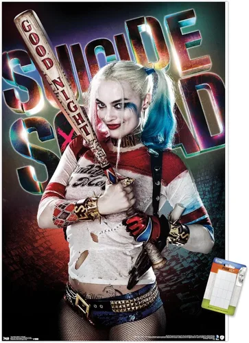 Miniatura 15 de Trends International DC Comics Movie - Escuadrón suicida - Póster de pared de buenas noches, 22.375 x 34 pulgadas, versión enmarcada en negro