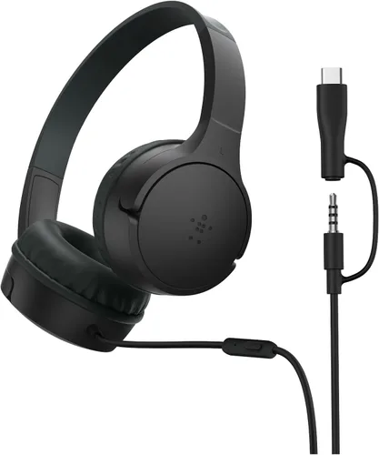 Miniatura 14 de Belkin SoundForm Mini con estuche - Auriculares inalámbricos Bluetooth para niños con vida útil de batería de 30H, límite de volumen seguro de 85dB
