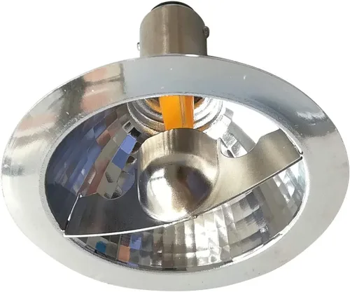 Miniatura 4 de QLEE Paquete de 2 LED Ar70 Reflector Luz 3W AC Dc 12v Ba15d Base 4000 K foco neutro equivalente a 25 W bombillas halógenas para interiores