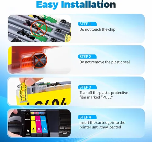 Miniatura 5 de LC404 Cartuchos de tinta de reemplazo para cartuchos de tinta Brother LC404 LC-404 LC404XL Compatibles con impresoras Brother MFC-J1205W MFC-J1215W