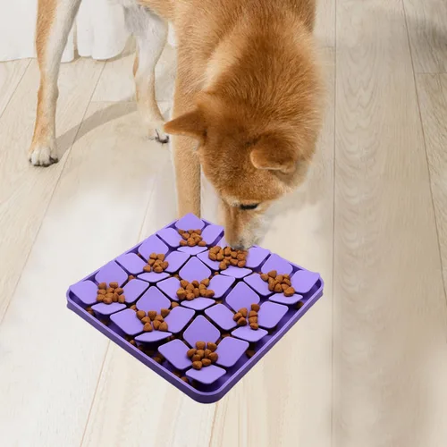 Miniatura 11 de Alfombrilla de Olfateo de Silicona Grande para Perros Pequeños, Medianos y Grandes para Comer Más Lento, Tapete Alimentador Lento para Lamer