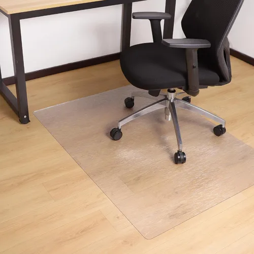 Miniatura 8 de TYDLE Tapete transparente para silla, de 36 x 48 pulgadas, tapete para silla de oficina para suelos duros, tapete de vinilo para sillas