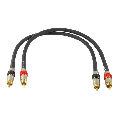 Miniatura 3 de WJSTN Cable de audio RCA a RCA, cable de subwoofer, cable de audio coaxial digital RCA macho a RCA macho, cable blindado doble, color negro, paquete