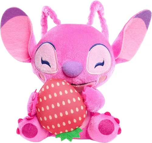 Miniatura 5 de Disney Stitch - Animal de peluche pequeño de 7 pulgadas, ángel con fresa, juguetes para niños a partir de 2 años Just Play