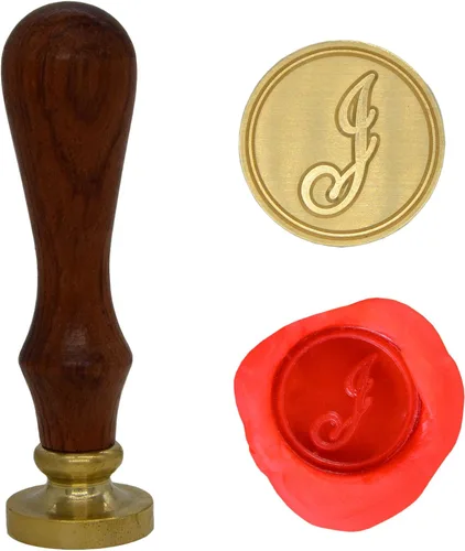 Miniatura 20 de Wax Seal Stamp Letter A-Z, Alphabet Initial Sealing Stamp for Christmas & Thanksgiving Cards, Wedding Invitation W-S-2 (Letter A)