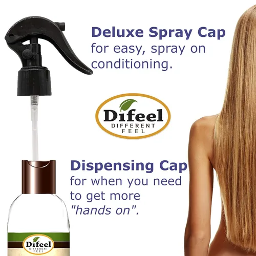 Miniatura 2 de Difeel Pro-Growth - Tratamiento acondicionador de biotina sin enjuague de 6 onzas con tapa rociadora y tapa dispensadora