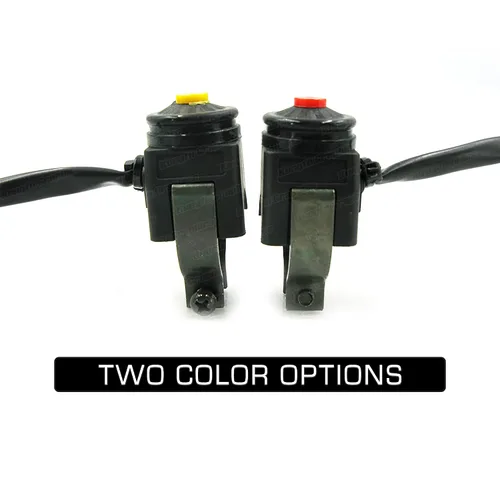 Miniatura 4 de Manillar Motor Kill Switch Universal Motocicleta ATV UTV, Botón Rojo