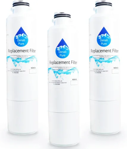 Miniatura 2 de Paquete de 3 filtros de agua de repuesto para refrigerador Samsung RF261BEAESR/AA-0001, compatible con Samsung DA29-00020B, DA29-00020A, cartucho