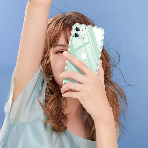 Miniatura 6 de SPIDERCASE Funda diseñada para iPhone 11, transparente, no amarillenta, funda delgada para iPhone 11 de 6.1 pulgadas (transparente)