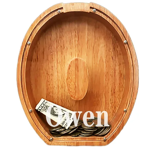 Miniatura 38 de Alcancia personalizada grande de madera con letras, alcancía para monedas, alcancía personalizada con nombre, puede ser utilizada como regalo de J