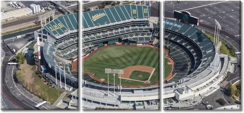 Miniatura 38 de TUMOVO American Sports - Decoración de pared Wrigley Stadium, 3 piezas, arte de pared de estadio de béisbol, cuadros para decoración del hogar