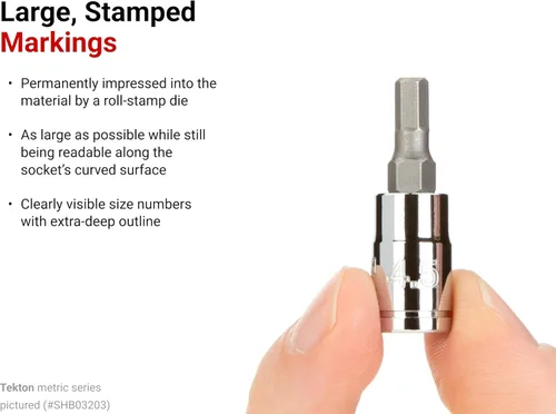 Miniatura 4 de TEKTON Unidad de 1/4 pulgada x 5/64 pulgadas hexagonal de broca SHB022X2