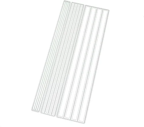 Miniatura 11 de Troqueles para álbumes de recortes, marco de tiras de corte de metal para hacer tarjetas, plantilla de perforación de manualidades de papel, Flores