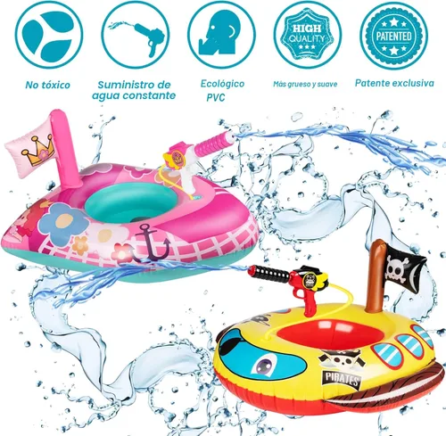 Miniatura 2 de 10Leccion Flotadores de piscina para niños pequeños de 3 a 8 años, divertidos juguetes acuáticos de verano