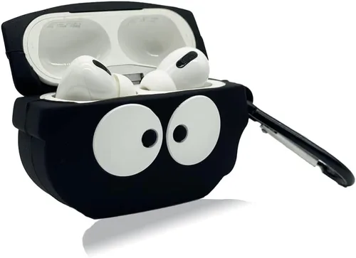 Miniatura 2 de Funda protectora de goma de dibujos animados 3D a prueba de golpes para AirPods Pro Funda de carga (Soot Ball Sprites)
