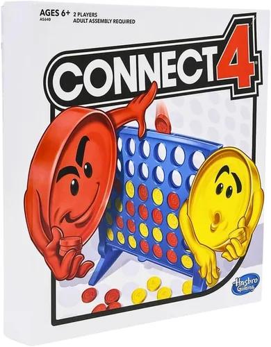 Miniatura 3 de Connect 4 Hasbro Gaming Classic Grid, juego 4 en fila, juegos de mesa de estrategia para niños, 2 jugadores para familia y niños, regalos de Pascua