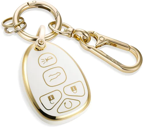 Miniatura 60 de para Buick - Funda para llavero con llavero de cuerda trenzada metálica anti-pérdida mejorada, carcasa suave de TPU exquisita para Avenir Envision