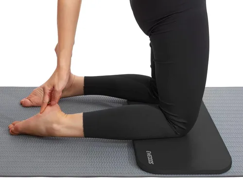 Miniatura 6 de Ewedoos Rodillera de yoga – Alfombrilla antideslizante para ejercicios de suelo – Accesorio para esterilla de yoga Negro