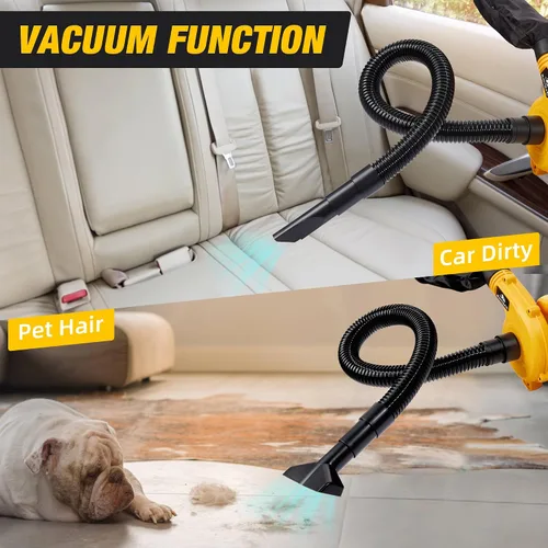 Miniatura 7 de Soplador de hojas inalámbrico para batería Dewalt de 20 V máximo, soplador de aire eléctrico para el lugar de trabajo con motor sin escobillas, 6