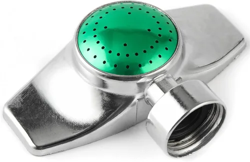 Rociador de manchas de metal, aspersor de césped para patio con flujo de agua suave para cobertura de áreas pequeñas de hasta 30 pies, cabezal de