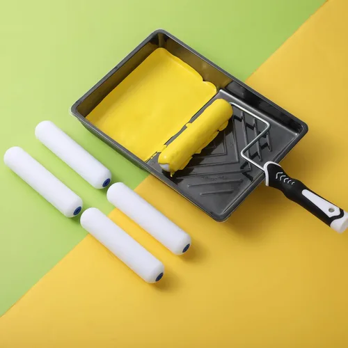 Miniatura 6 de Bates - Kit de rodillos de pintura, 9 piezas, bandeja de rodillo de espuma de 6 pulgadas, juego de rodillos de pintura, kit de pintura para pintura