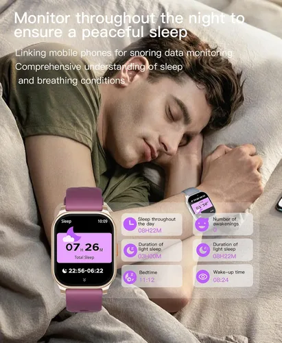 Miniatura 6 de Smart Watch (Answer/Make Calls), 2.04" HD SmartWatch for Men Women 123Sport Modes, Fitness Activity Tracker, IP68 Waterproof, Smart Watches for Grey