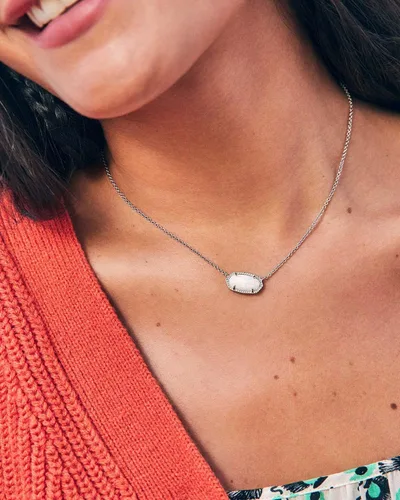Miniatura 85 de Kendra Scott - Collar Elisa con dije para mujer, joyería de moda, chapado en oro de 14 quilates
